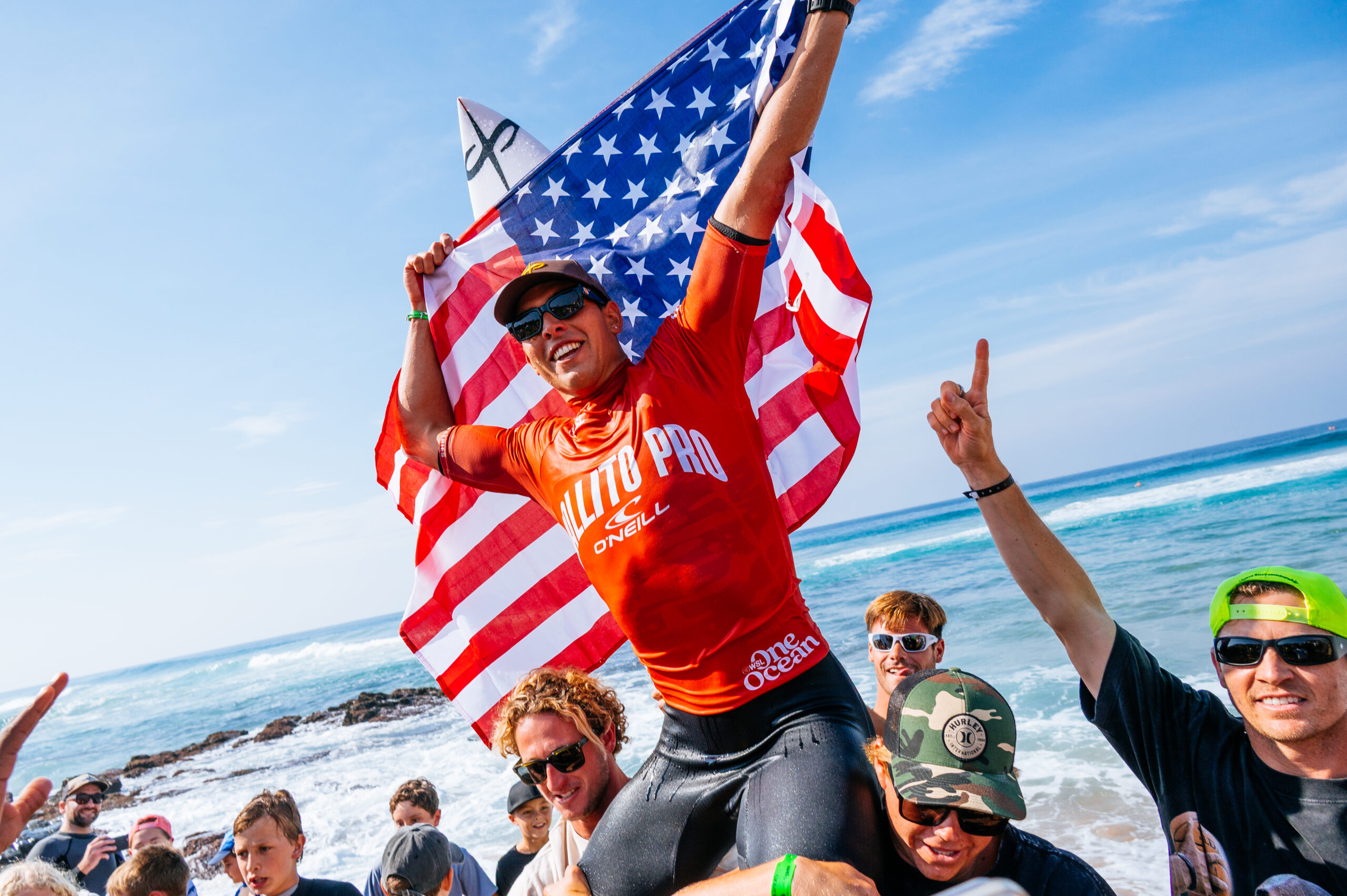BALLITO,  KWAZULU-NATAL, SOUTH AFRICA - JULY 18: Cole Houshmand of the United States after surfing in the Final at the Ballito Pro on July 18, 2026 at Ballito,  KwaZulu-Natal, South Africa. (Photo by Kody McGregor/World Surf League)